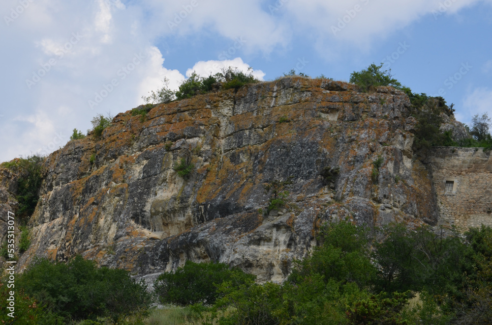 among the rocks of the Burunchak plateau
