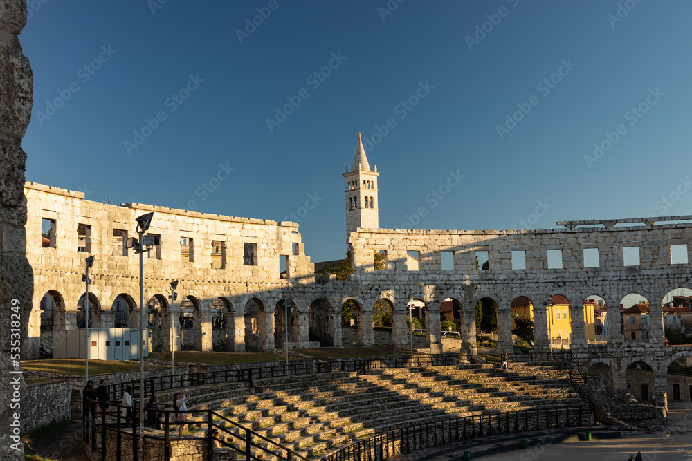 roman theatre in Pula in Croatia