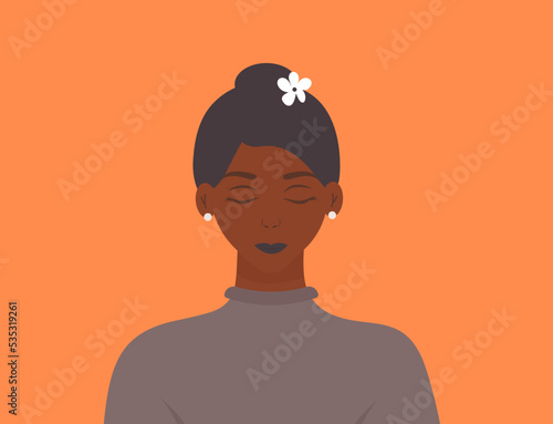 Young beautiful woman