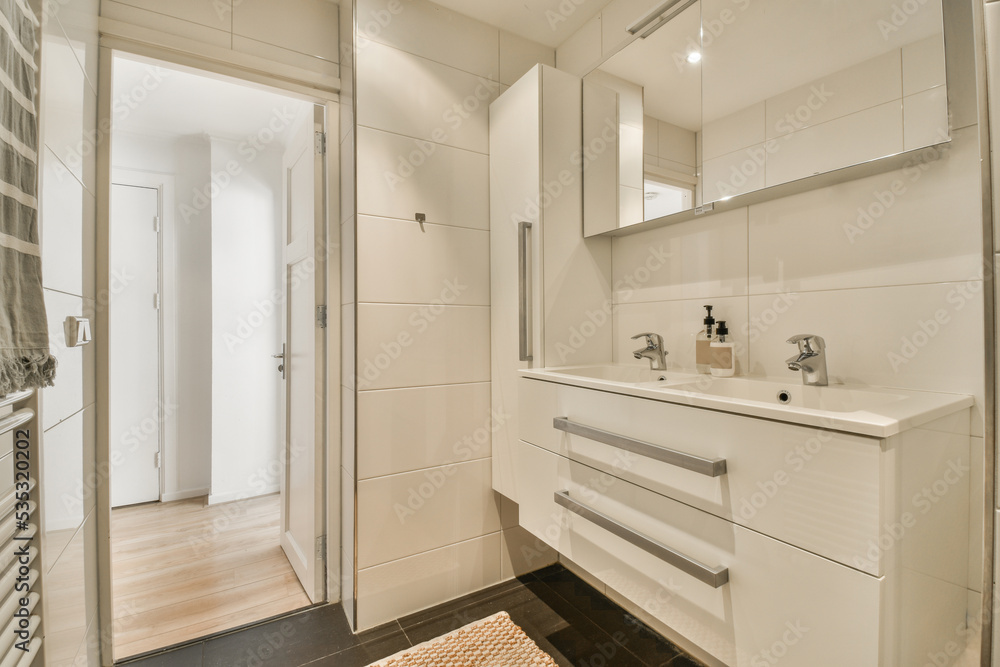Interior of bathroom with sink Interior of bathroom with sink