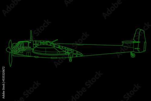 Avión de observación de hélice BV 141