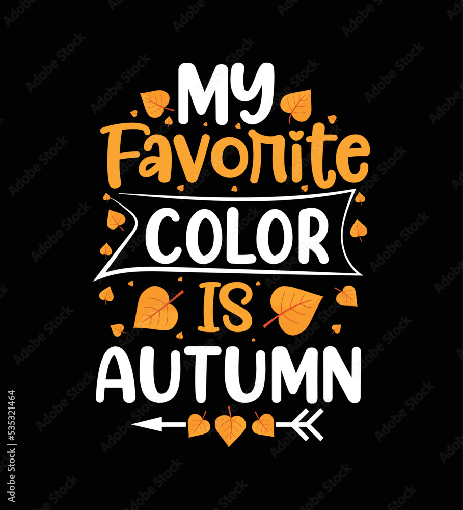 Autumn t shirt design , fall pumpkin, vector element