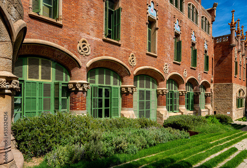 Wallpaper Mural Historischer Klinikkomplex des Hospital de la Santa Creu i Sant Pau, Barcelona, Katalonien, Spanien, Torontodigital.ca