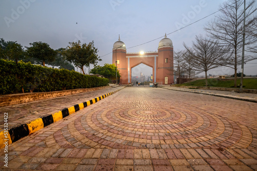 Entrace gate of Qasim Bagh, park in Multan city, Pakistan. photo