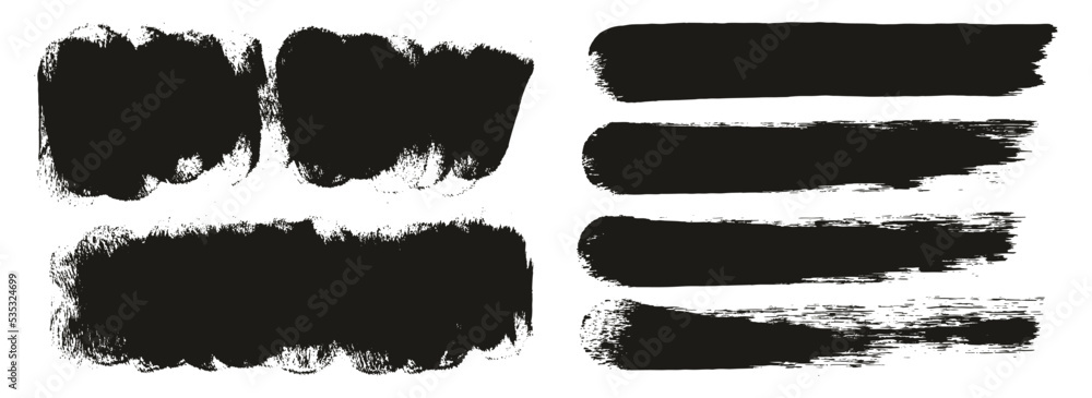 Round Sponge Thick Artist Brush Short Background & Straight Lines Mix High Detail Abstract Vector Background Mix Set Round Sponge Thick Artist Brush Short Background & Straight Lines Mix High Detail Abstract Vector Background Mix Set