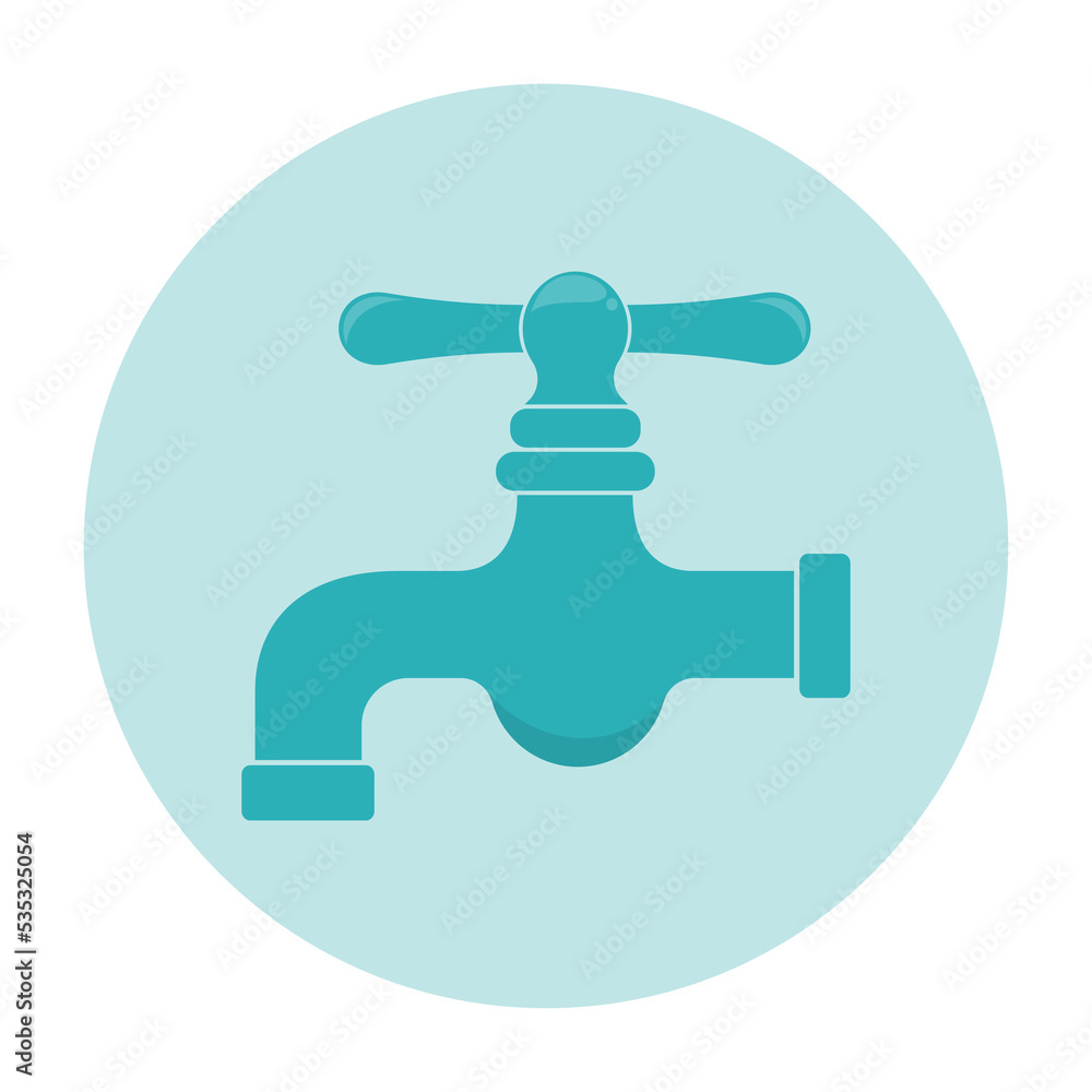 Water faucet vector illustration graphic Water faucet vector illustration graphic