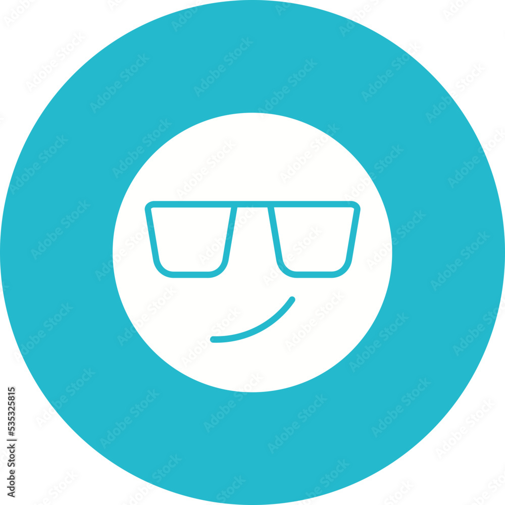 Cool Multicolor Circle Glyph Inverted Icon Cool Multicolor Circle Glyph Inverted Icon