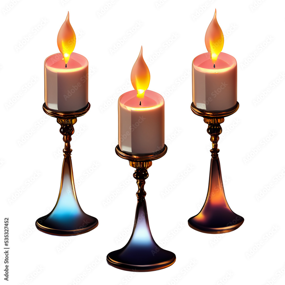 Three burning candles Three burning candles