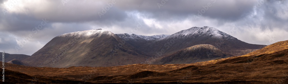 The first snow in the highlands
