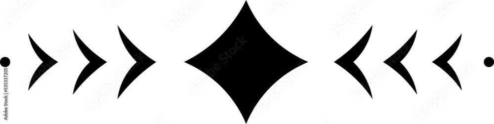 Obraz premium Calligraphy Swirl Decorative Design Element