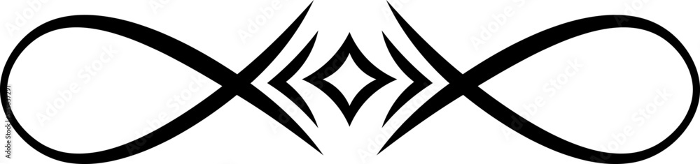 Calligraphy Swirl Decorative Design Element Calligraphy Swirl Decorative Design Element