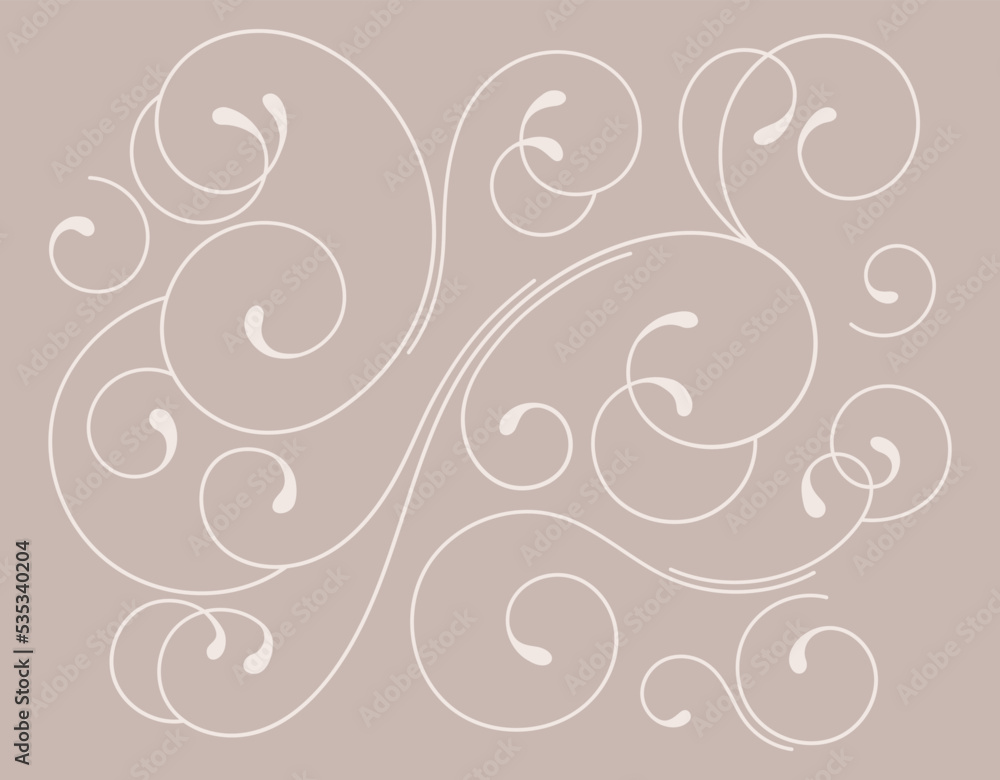 abstract swirl flourish ornament decorative background vector scalable weddings invitations neutral beige colors abstract swirl flourish ornament decorative background vector scalable weddings invitations neutral beige colors