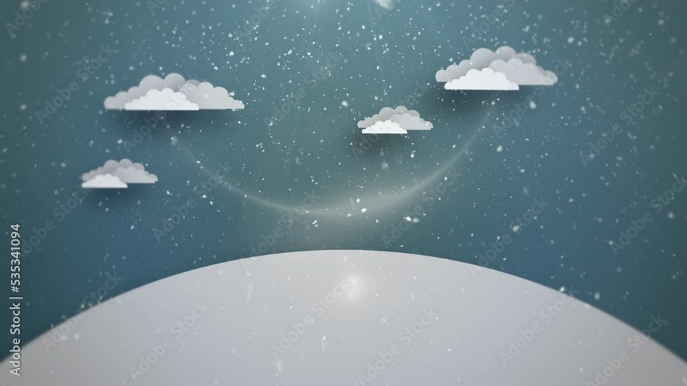 Christmas Background with falling white snowflakes. Christmas Background with falling white snowflakes.