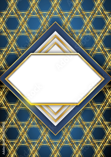 Golden luxury background blank for design.