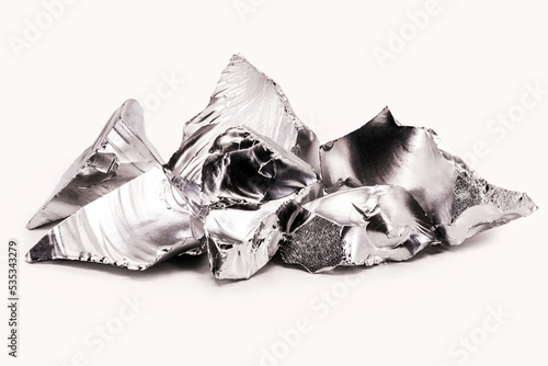 Fotografie processed ore of germanium, found in minerals such as argyrodite, germanite and ranierite, zinc, copper and coal