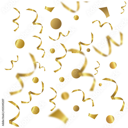 gold confetti