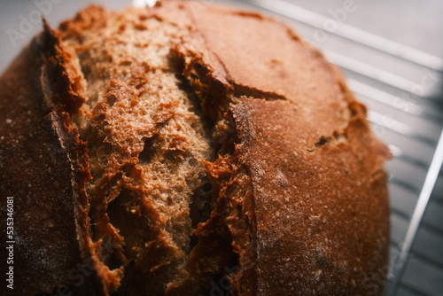 Wallpaper Mural Nahaufnahme und Details der Brotkruste vom selbst gemachtem Brot Torontodigital.ca