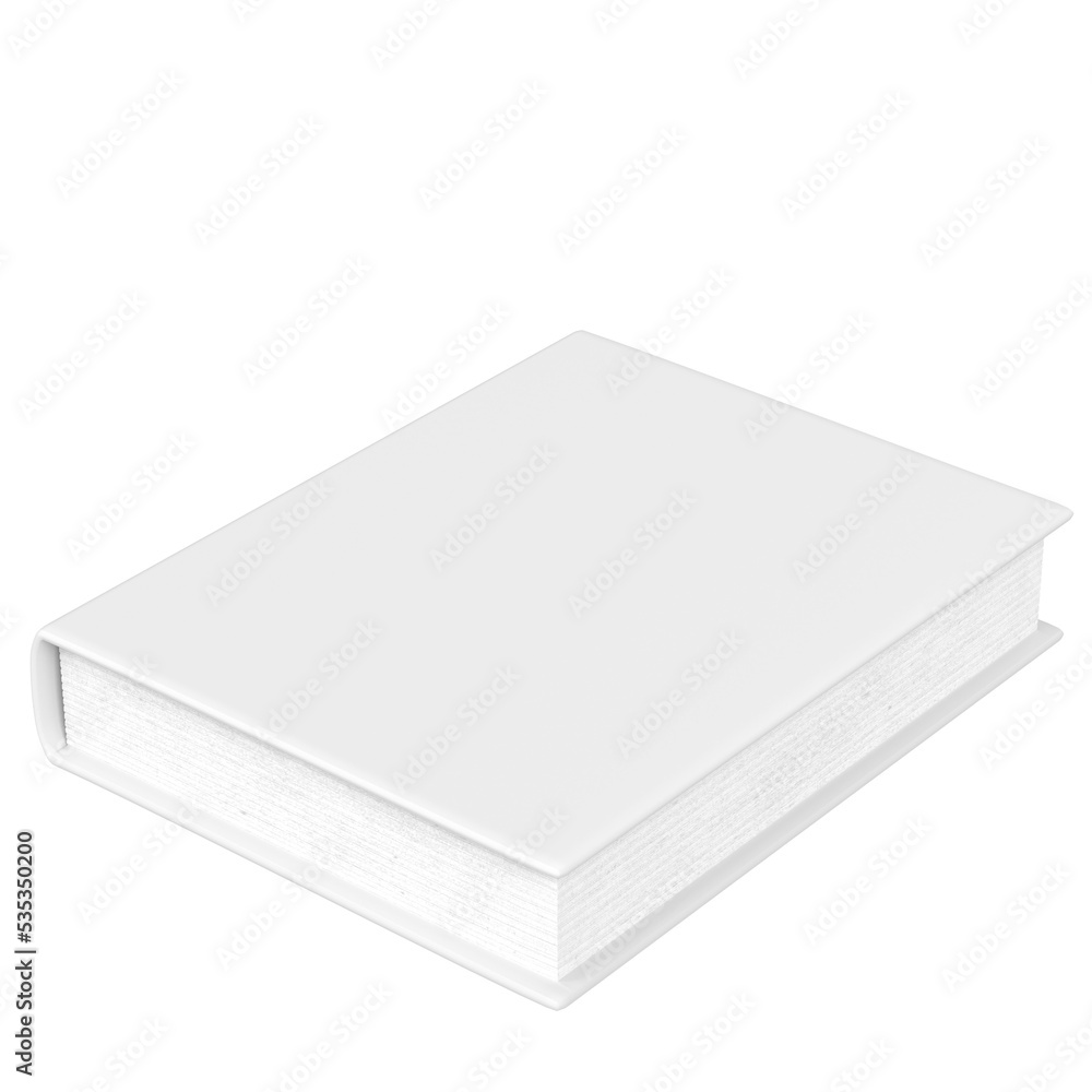 3d rendering illustration of a closed book 3d rendering illustration of a closed book