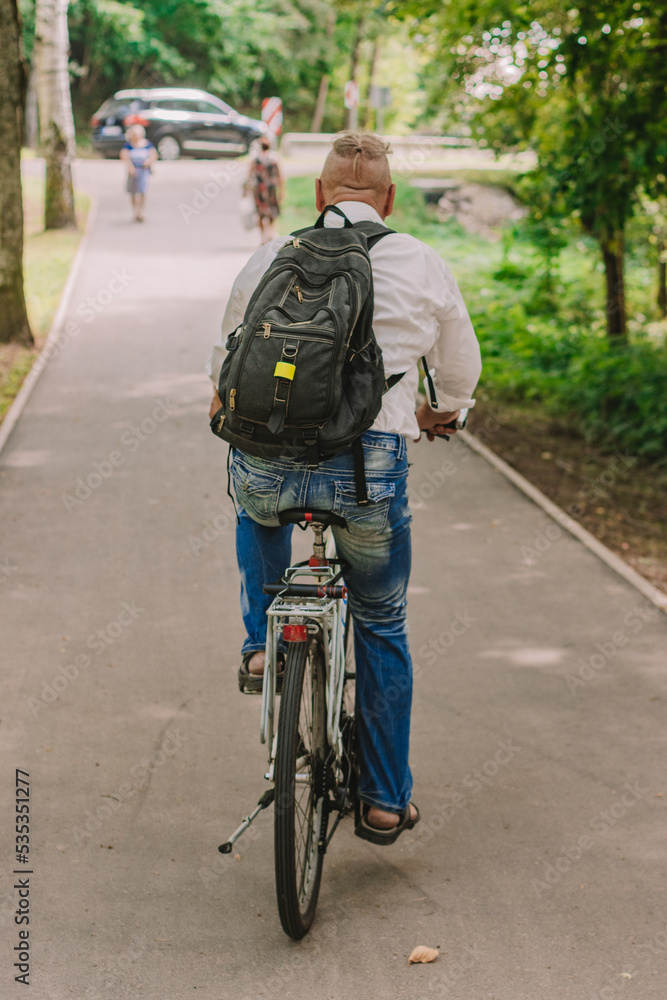 person riding a bike person riding a bike