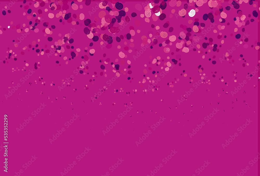 Light Purple vector backdrop with bent lines.