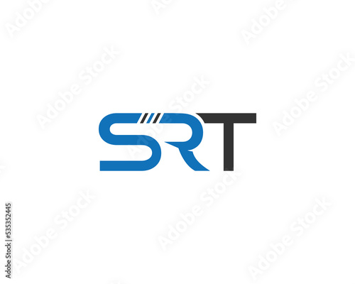 Simple SRT Letter Monogram With Modern Logo Designs Vector Template. photo