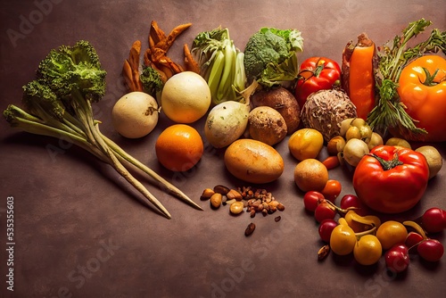 Vegetables background