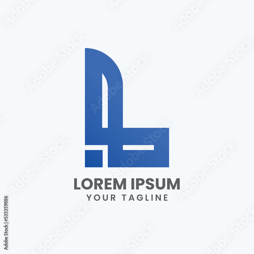 Wallpaper Mural letter L creative logo template Torontodigital.ca