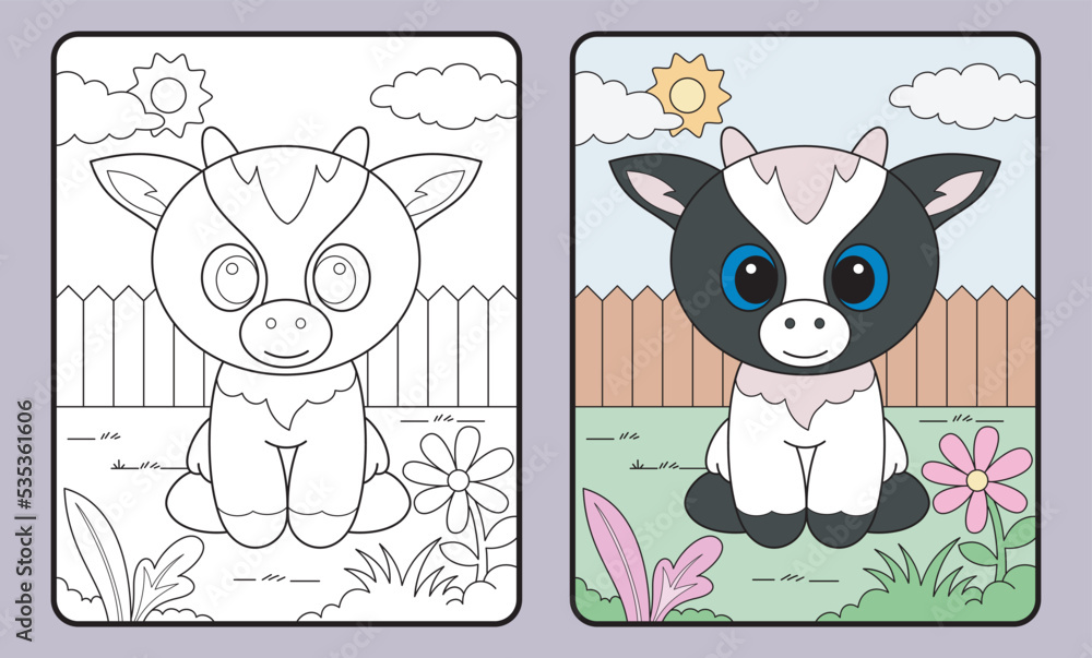 Obraz premium learn coloring for kids and elementary school.