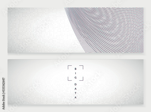 Quantum innovation computer. Digital technology.