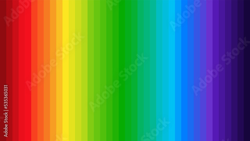 Vector Illustration of color gradient from spectrum colors. spectrum colors palette vector illustration. Vertical Stripes Background.