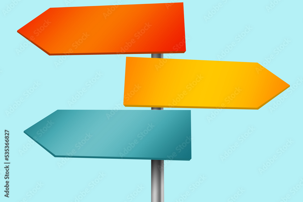 Blank road sign isolated on white background Blank road sign isolated on white background