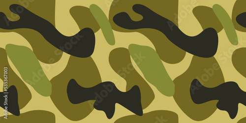 Vector graphic of Camouflage seamless pattern background. Fabric textile print template. Seamless Camouflage pattern vector. vector eps10.