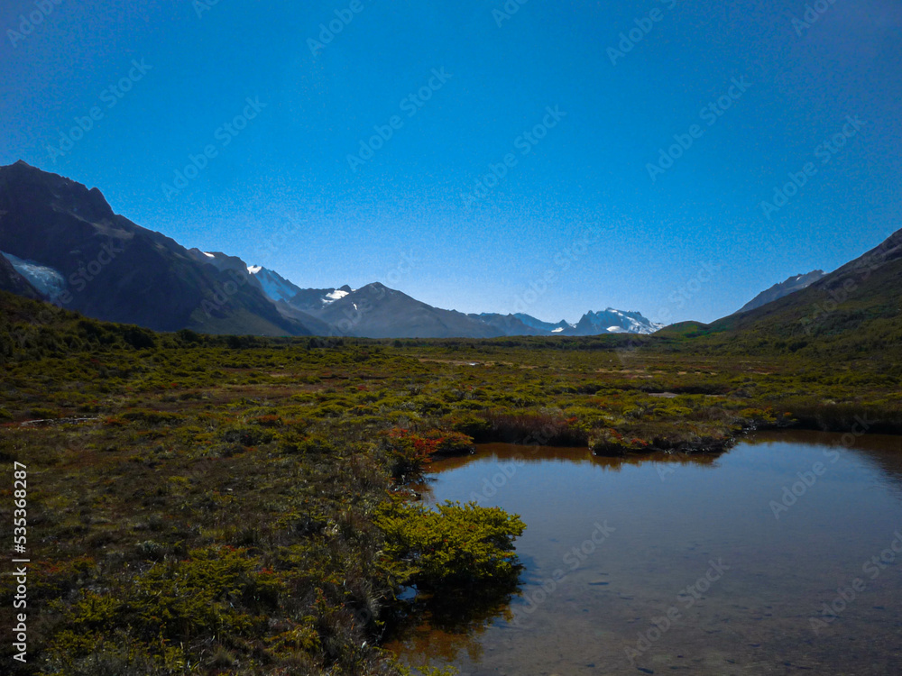 Camino de los Tres, Mountain Fitz Roy, El Chalten, Patagonia Argentina