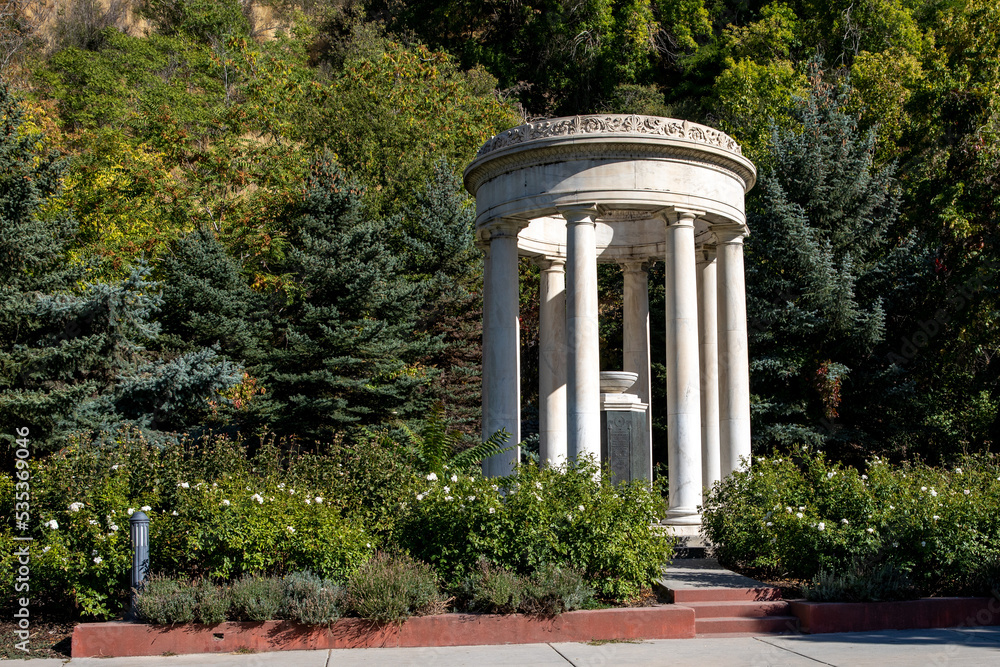 building in the park