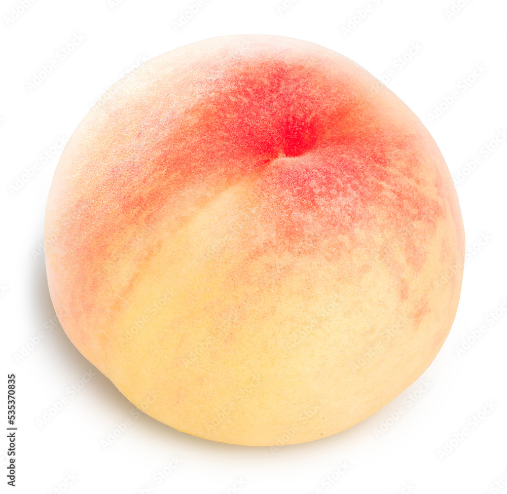 Sweet Peach fruit with leaf isolated on white background, Fresh White Peach on White Background With clipping path, Sweet Peach fruit with leaf isolated on white background, Fresh White Peach on White Background With clipping path,