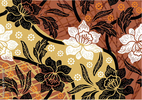 Batik Indonesian: is a technique of wax-resist dyeing applied to whole cloth, or cloth made using this technique originated from Indonesia.