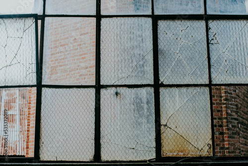 Old factory windows