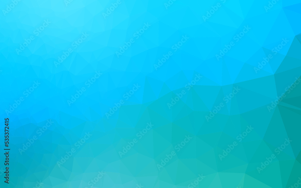 Light Blue, Green vector abstract mosaic background.