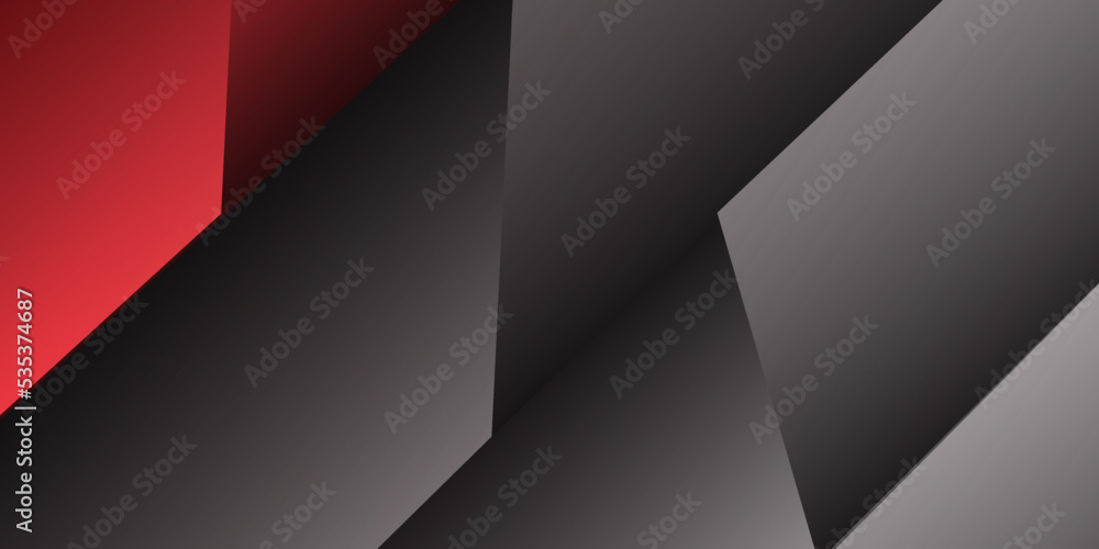 Obraz premium Abstract red and black background
