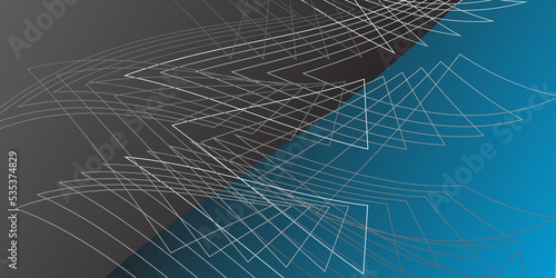 Abstract blue and black background