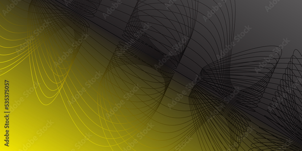 Abstract black and yellow background Abstract black and yellow background