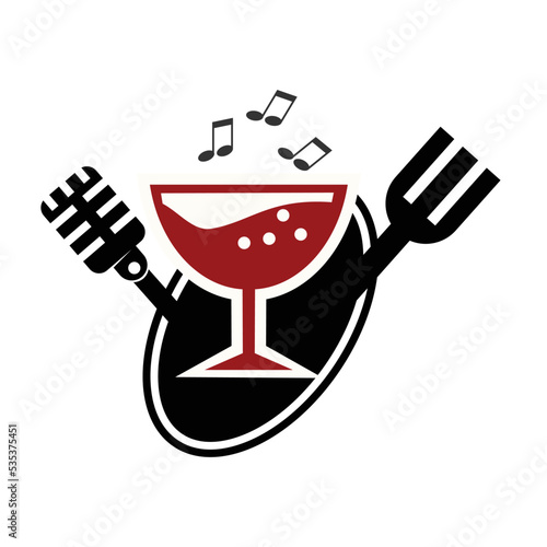 hotel restaurant music entertainment logo