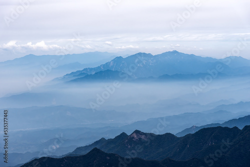 qinling mountains in shaanxi province, China. © Guang