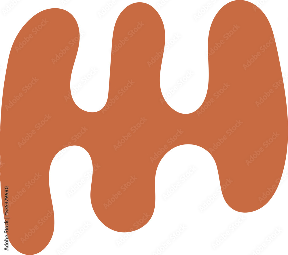 Autumn Sensation Abstract Organic Shapes Illustration Autumn Sensation Abstract Organic Shapes Illustration