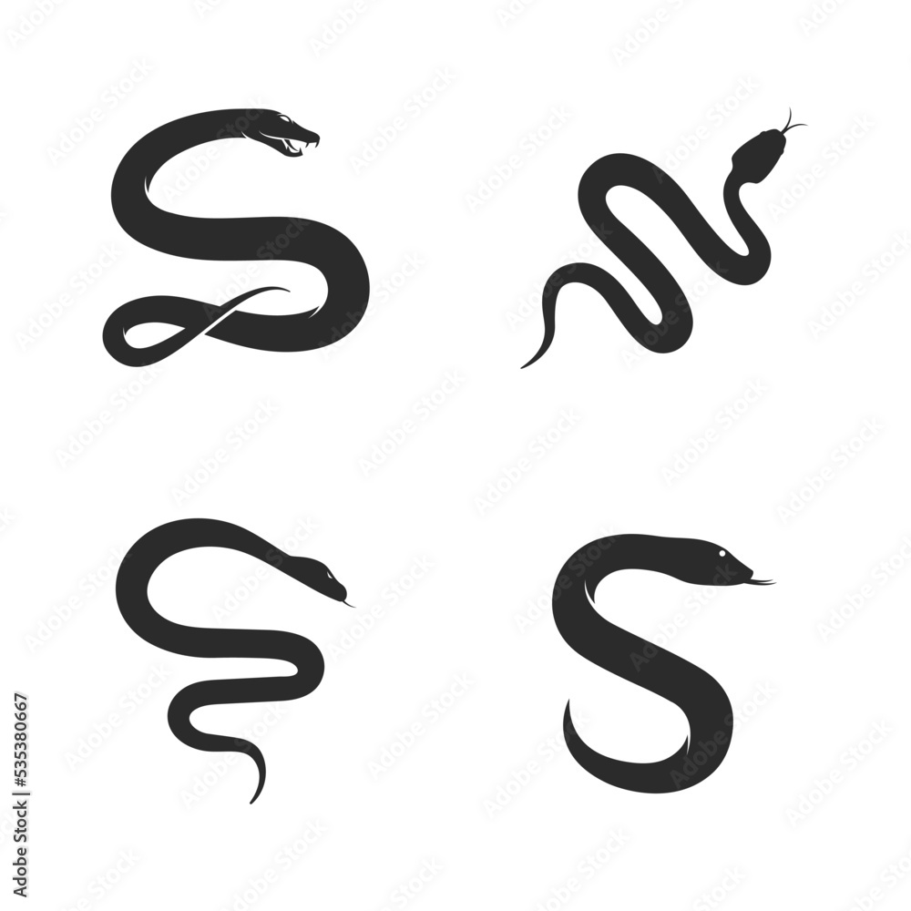 Snake logo vector Snake logo vector