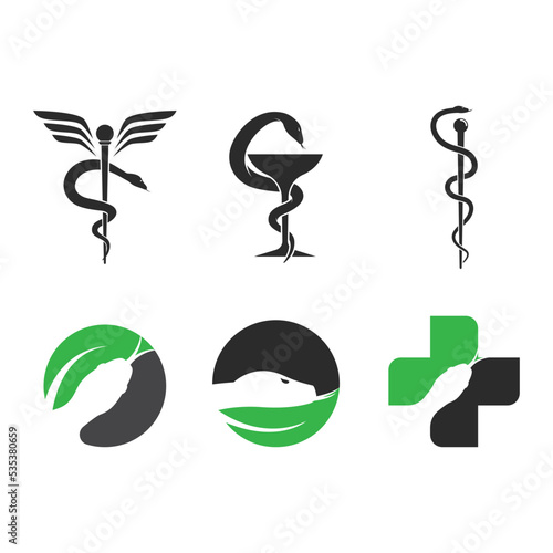 Snake logo vector