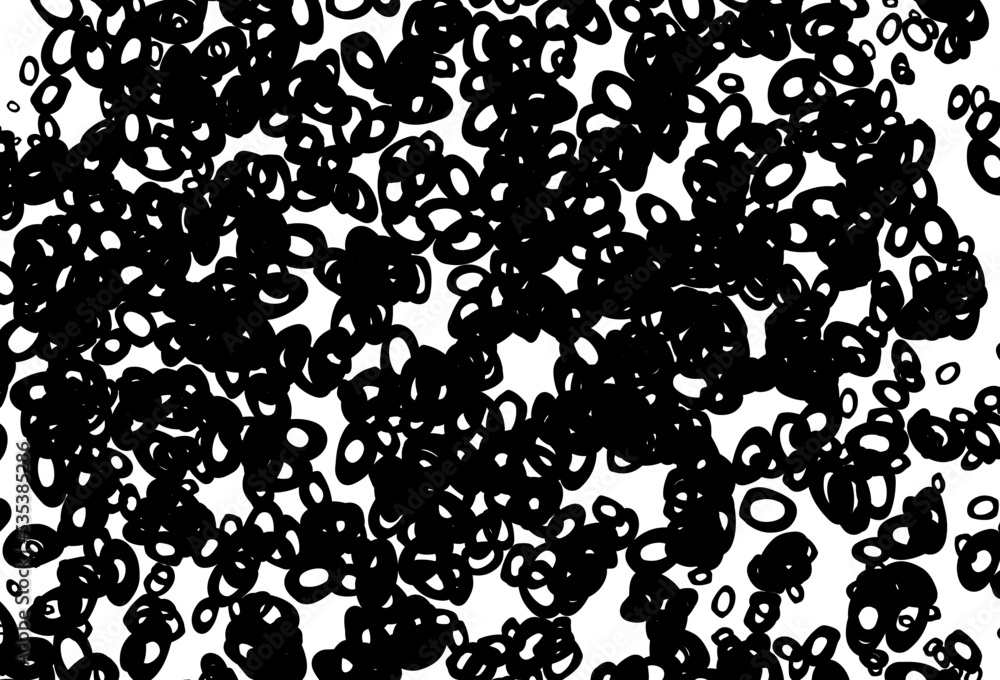 Black and white vector background with bubbles. Black and white vector background with bubbles.