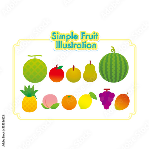 Simple Fruit Illustration