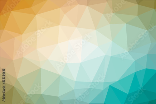 Fototapeta Naklejka Na Ścianę i Meble -  Bright color polygon pattern. Low poly design

