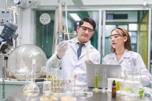 medical scientist with cann...